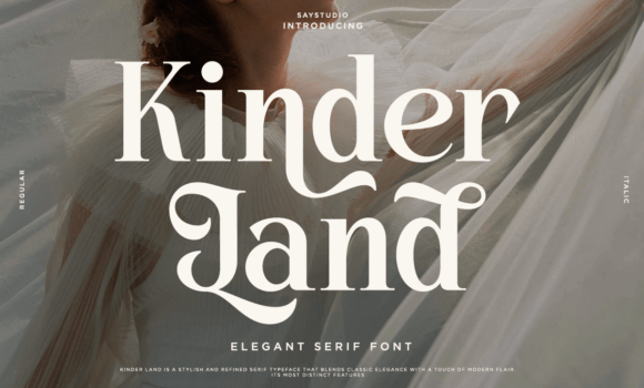 Kinder Land Font: Fonts Free Download Kinder Land Font - Featured Image