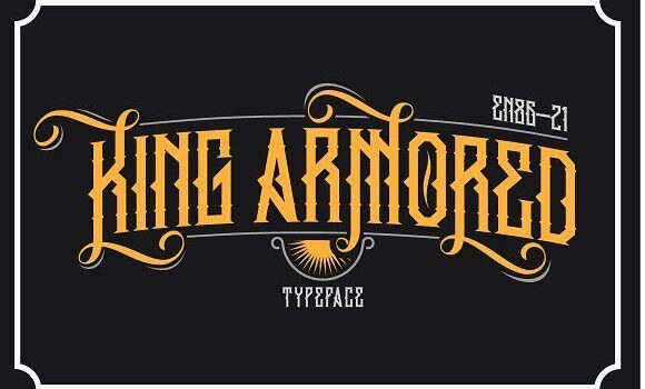 King Armored Font: Fonts Free Download King Armored Font - Featured Image
