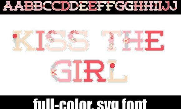 Kiss the Girl Font - Featured Image