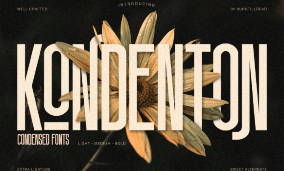 Kondenton Font - Featured Image