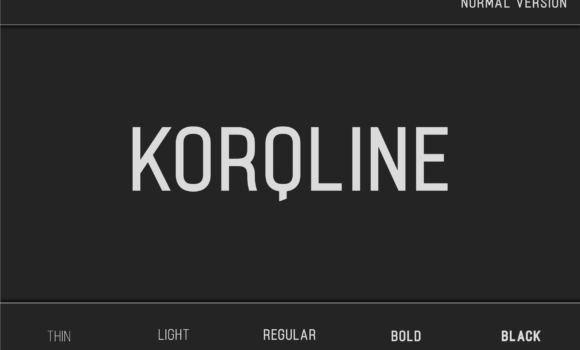 Korqline Font: Fonts Free Download Korqline Font - Featured Image