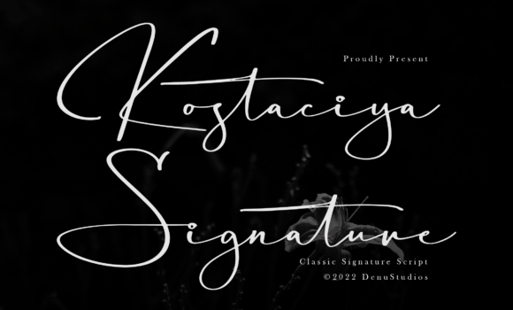 Kostaciya Font: Fonts Free Download Kostaciya Font - Featured Image