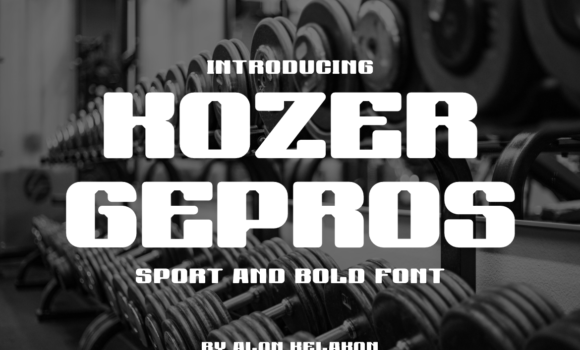 Kozer Gepros Font: Fonts Free Download Kozer Gepros Font - Featured Image