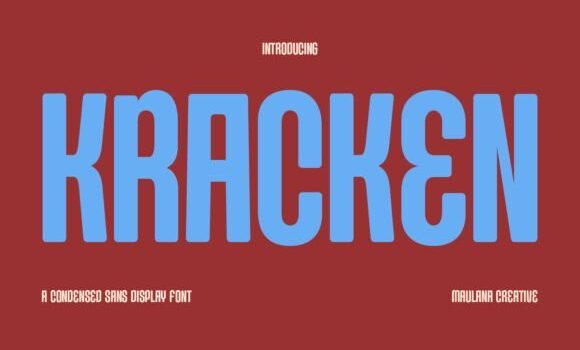 Kracken Font: Fonts Free Download Kracken Font - Featured Image