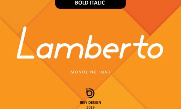 Lamberto Bold Italic Font: Fonts Free Download Lamberto Bold Italic Font - Featured Image