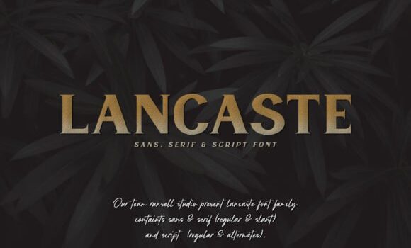 Lancaste Family Font: Fonts Free Download Lancaste Family Font - Featured Image