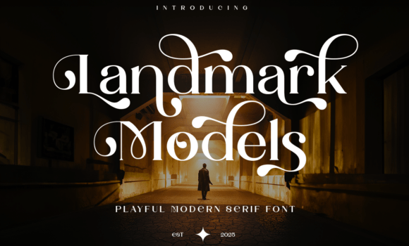 Landmark Models Font: Fonts Free Download Landmark Models Font - Featured Image