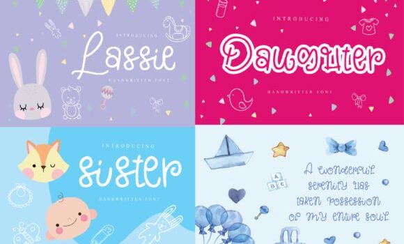 Lassie Font: Fonts Free Download Lassie Font - Featured Image