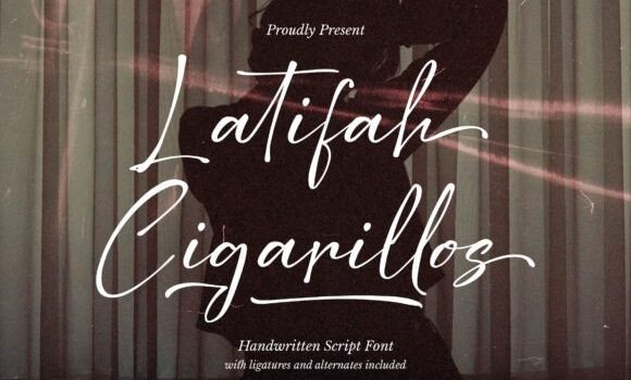 Latifah Cigarillos Font - Featured Image