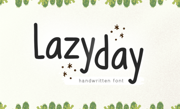 Lazy Day Font: Fonts Free Download Lazy Day Font - Featured Image