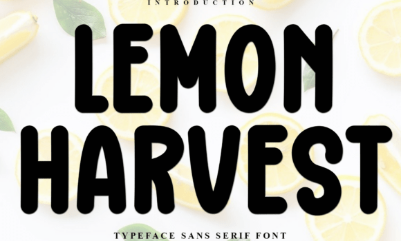 Lemon Harvest Font: Fonts Free Download Lemon Harvest Font - Featured Image