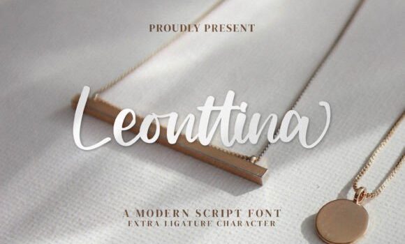Leonttina Font: Fonts Free Download Leonttina Font - Featured Image