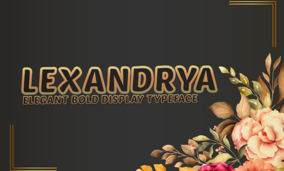 Lexandrya Outline Font - Featured Image
