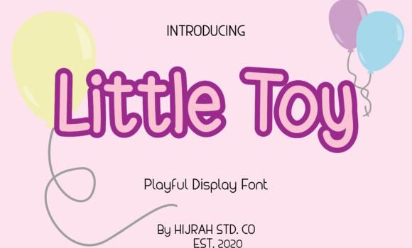 Little Toy Font: Fonts Free Download Little Toy Font - Featured Image