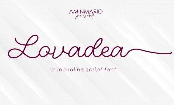 Lovadea Font: Fonts Free Download Lovadea Font - Featured Image