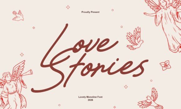 Love Stories Font - Featured Image