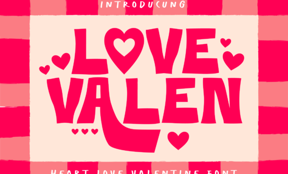 Love Valen Heart Font: Fonts Free Download Love Valen Heart Font - Featured Image
