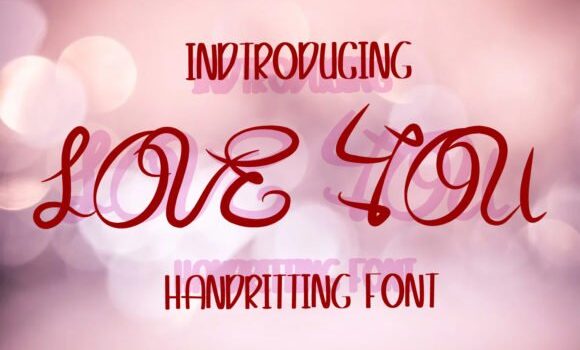 Love You Font: Fonts Free Download Love You Font - Featured Image