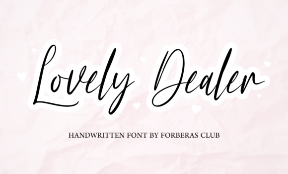 Lovely Dealer Font - Featured Image