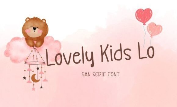 Lovely Kids Lo Font: Fonts Free Download Lovely Kids Lo Font - Featured Image