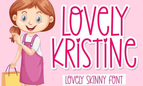 Lovely Kristine Font: Fonts Free Download Lovely Kristine Font - Featured Image
