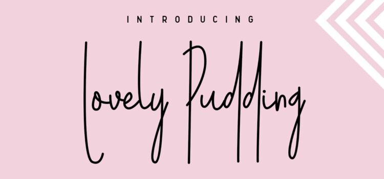Lovely Pudding Font: Fonts Free Download Lovely Pudding Font - Featured Image