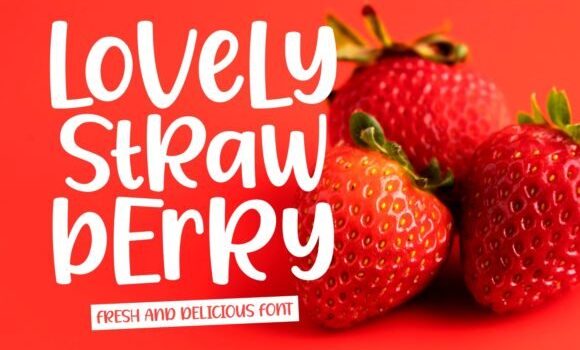 Lovely Strawberry Font - Featured Image