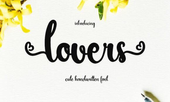 Lovers Font: Fonts Free Download Lovers Font - Featured Image