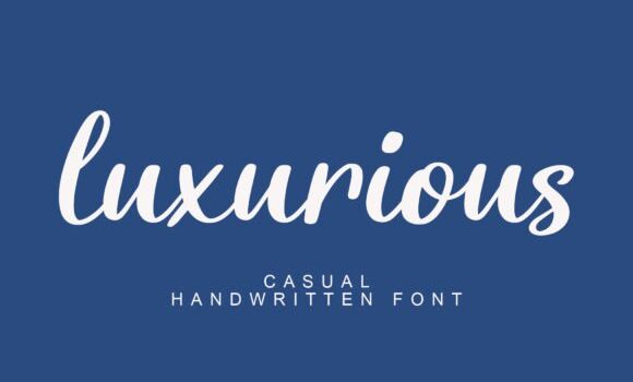 Luxurious Font: Fonts Free Download Luxurious Font - Featured Image
