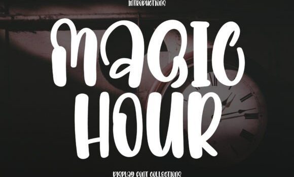 Magic Hour Font: Fonts Free Download Magic Hour Font - Featured Image