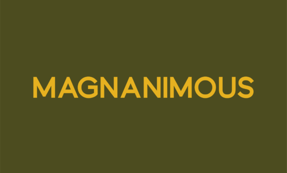 Magnanimous Font - Featured Image