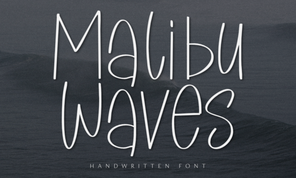 Malibu Waves Font - Featured Image