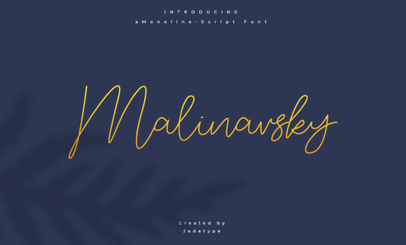 Malinavsky Font: Fonts Free Download Malinavsky Font - Featured Image