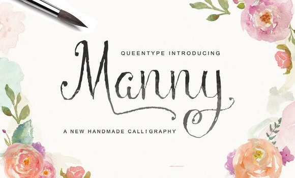 Manny Script Font: Fonts Free Download Manny Script Font - Featured Image