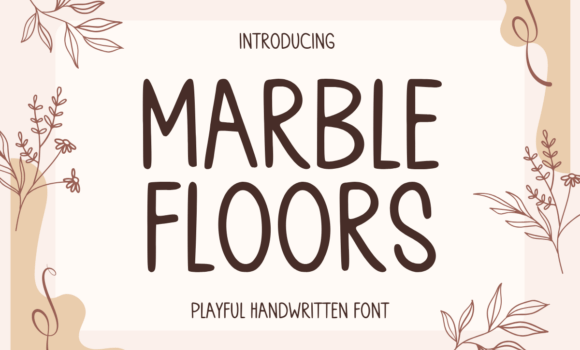 Marble Floors Font - Featured Image