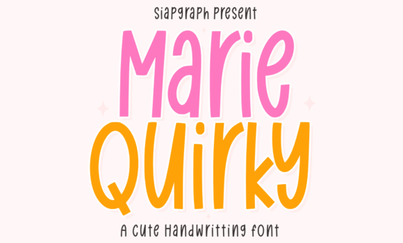 Marie Quirky Font: Fonts Free Download Marie Quirky Font - Featured Image