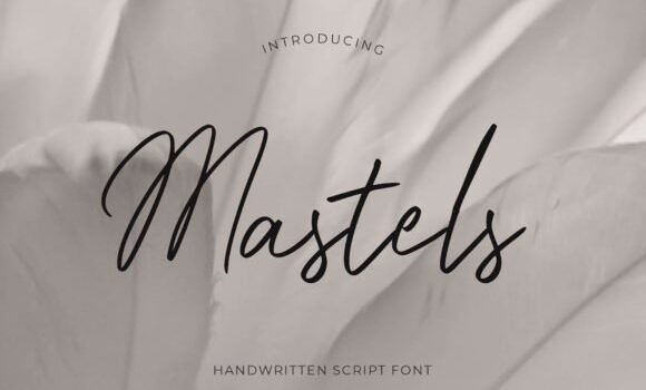 Mastels Font: Fonts Free Download Mastels Font - Featured Image