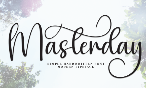 Masterday Font - Featured Image