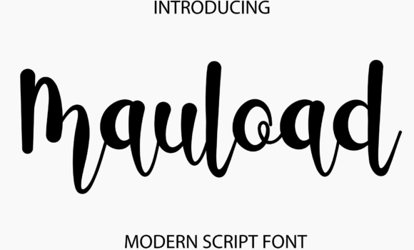 Mauload Font - Featured Image