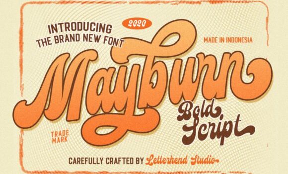Mayburn Font: Fonts Free Download Mayburn Font - Featured Image