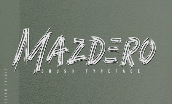 Mazdero Font: Fonts Free Download Mazdero Font - Featured Image