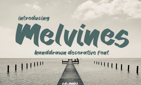 Melvines Font - Featured Image