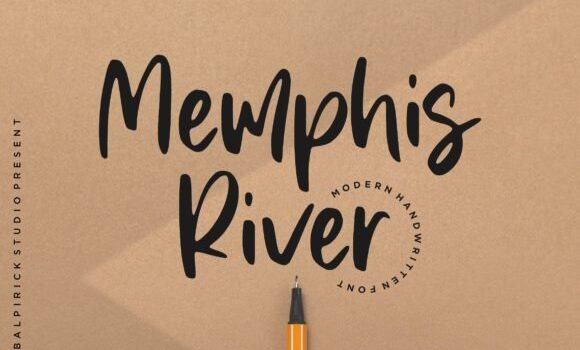 Memphis River Font: Fonts Free Download Memphis River Font - Featured Image