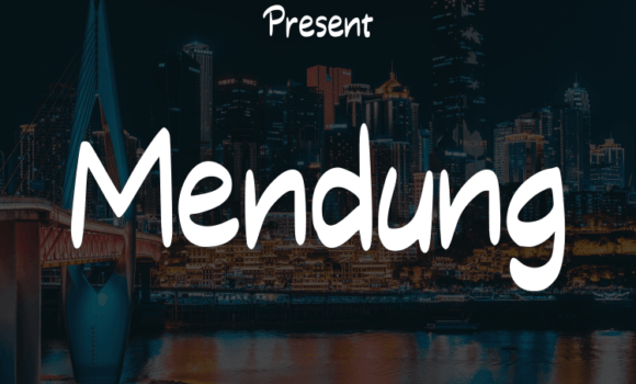 Mendung Font - Featured Image