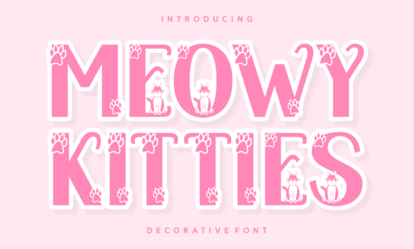 Meowy Kitties Font: Fonts Free Download Meowy Kitties Font - Featured Image