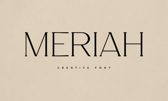 Meriah Font: Fonts Free Download Meriah Font - Featured Image