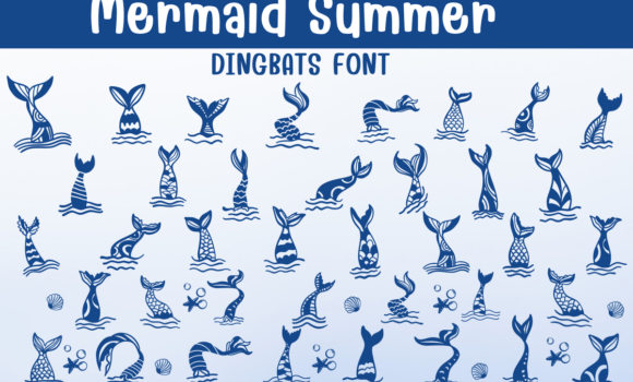 Mermaid Summer Font - Featured Image
