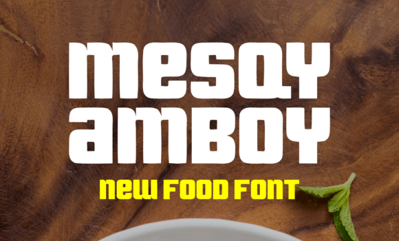 Mesqy Amboy Font: Fonts Free Download Mesqy Amboy Font - Featured Image