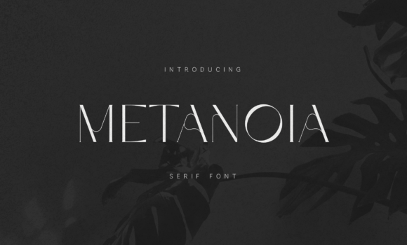 Metanoia Font - Featured Image