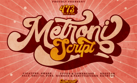 Metroni Font - Featured Image
